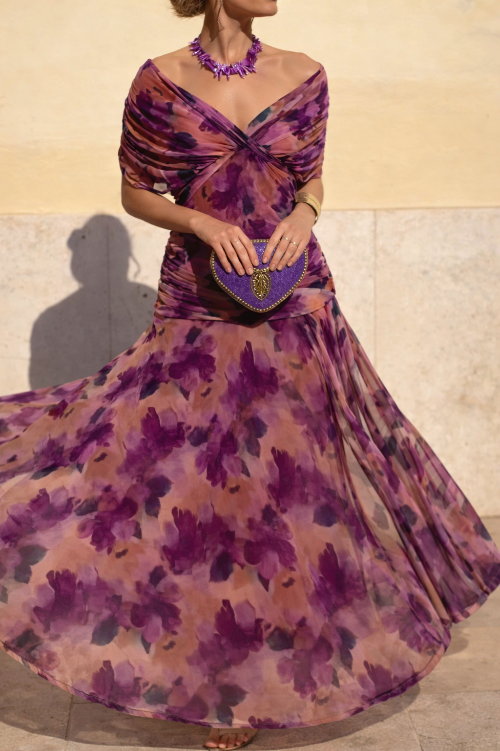 Léa | Robe Longue Fluide Élégante