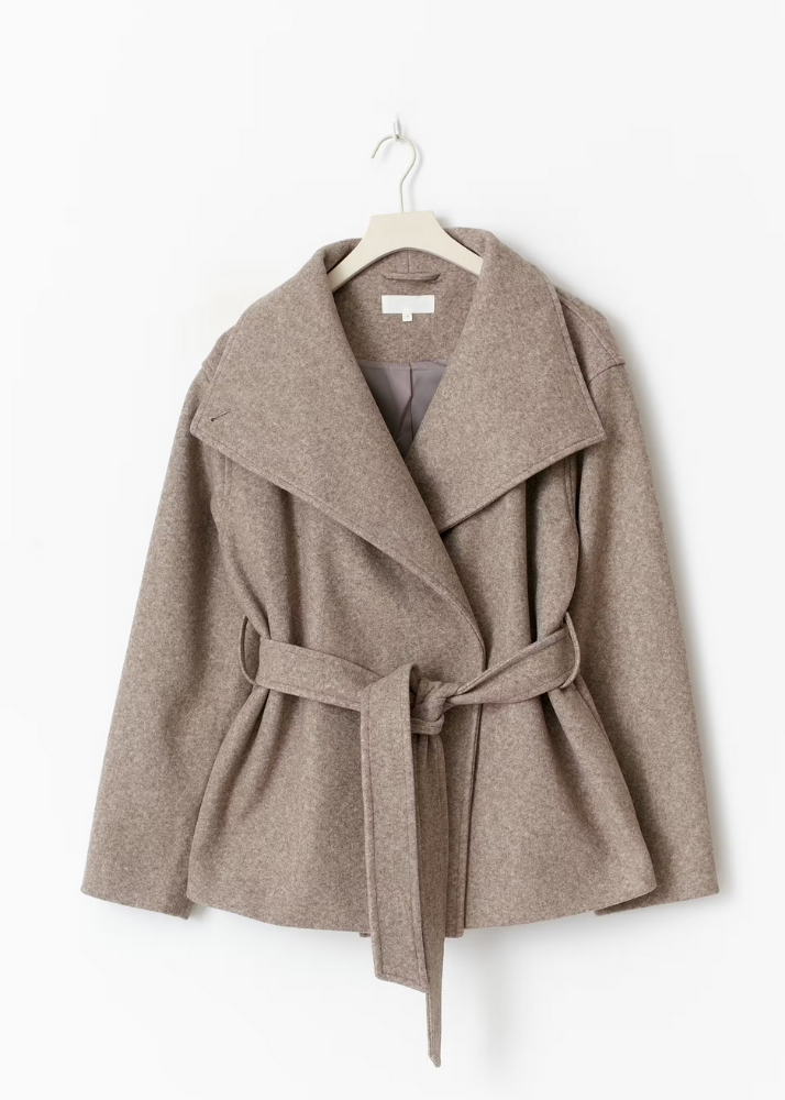 Veste Courte Col Haut