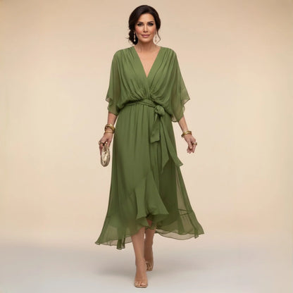 Alizée™ | Robe fluide à col en V