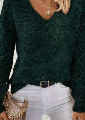 Hollow Knitted Sweater