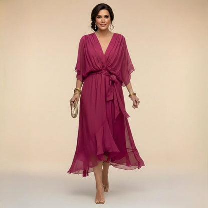 Alizée™ | Robe fluide à col en V