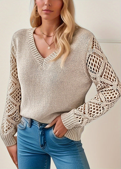 Hollow Knitted Sweater